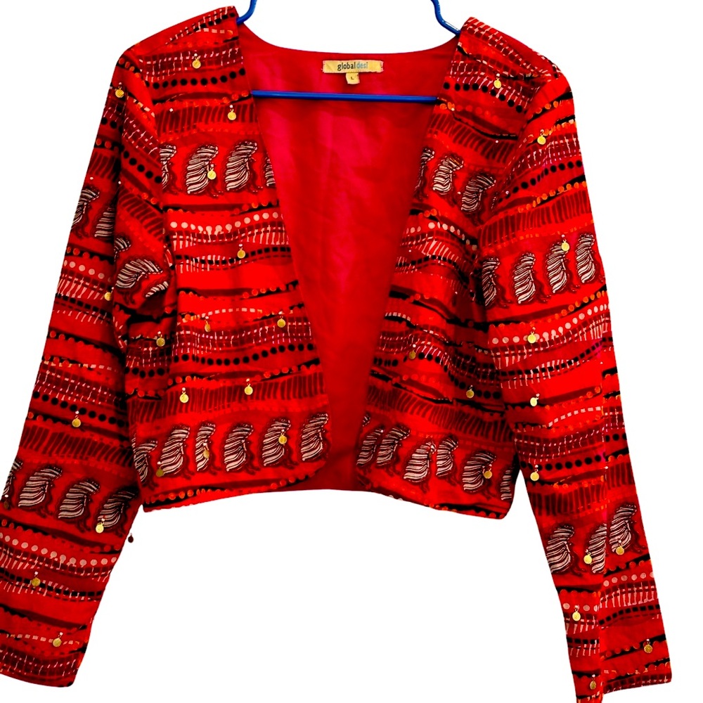 Red Dress jacket